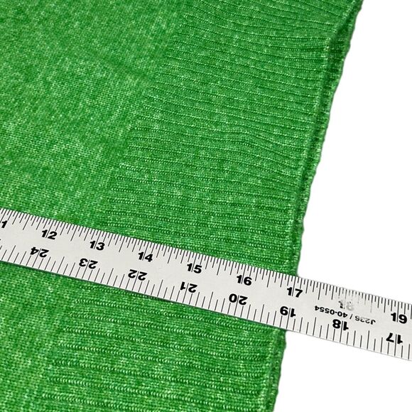 LA Hearts Cropped Boxy Knit Sweater Hoodie Women Size S Oversized Green Cottage - Picture 4 of 8